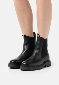 Anna Field LEATHER - Stiefelette - Black