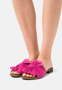 Anna Field LEATHER - Pantolette Flach - Pink -Anna Field Günstiges Geschäft 06979fd7974e4075852acef09063e983