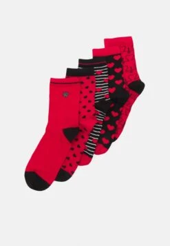 Anna Field 5 PACK - Socken - White/red -Anna Field Günstiges Geschäft 0a8c8665f4e94637999e74673bb5f32d