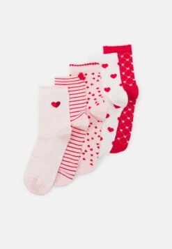 Anna Field 5 PACK - Socken - White/red -Anna Field Günstiges Geschäft 0d75944a087742d992ccaae439325071