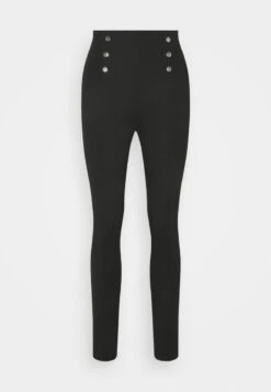 Anna Field Punto Leggings With Button Detail - Leggings - Hosen - Black -Anna Field Günstiges Geschäft 128131271e9646dc855d17ee160ec4ec