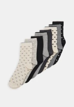 Anna Field HEART ANKLE 8 PACK - Socken - Black/grey -Anna Field Günstiges Geschäft 168705eb05194875a2a9231e92363d31 1