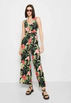 Anna Field Jumpsuit - Black/green -Anna Field Günstiges Geschäft 26806d5cd68b47d0b07eae1b96a0ab70