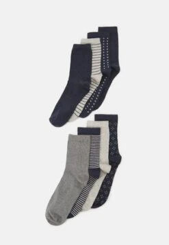 Anna Field HEART ANKLE 8 PACK - Socken - Black/grey -Anna Field Günstiges Geschäft 291a67beebbb496e8d68a405aa13a6dd