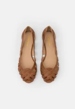 Anna Field LEATHER - Peeptoe Ballerina - Cognac 11 Anna Field LEATHER - Peeptoe Ballerina - Cognac -Anna Field Günstiges Geschäft 2a56c760ff704ea58802d90c498fc669