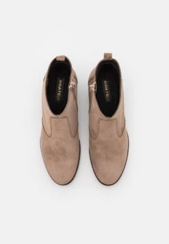 LEATHER - Cowboy-/Bikerstiefelette - Taupe 11 LEATHER - Cowboy-/Bikerstiefelette - Taupe -Anna Field Günstiges Geschäft 31439f38e4674f7495916fa4d253a286