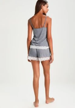 Anna Field SET - Nachtwäsche Set - Off-white/dark Blue -Anna Field Günstiges Geschäft 33d0e936af774883bb2b5a180610a668