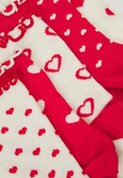 Anna Field 5 PACK - Socken - White/red -Anna Field Günstiges Geschäft 3e52e98c255e4d818da5d29ebb75b7e5