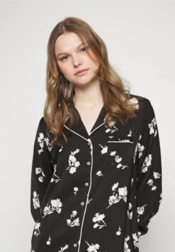 Anna Field SET - Pyjama - Black/offwhite -Anna Field Günstiges Geschäft 43867bdca61a4ccb9e2c4b0593b5f820