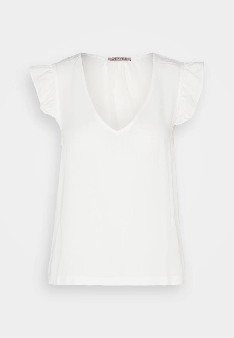 Anna Field T-Shirt Print - White 5 Anna Field T-Shirt Print - White – Bild 5