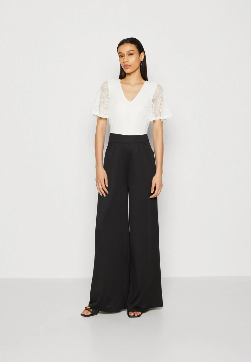 Anna Field Jumpsuit - White/black 1 Anna Field Jumpsuit - White/black