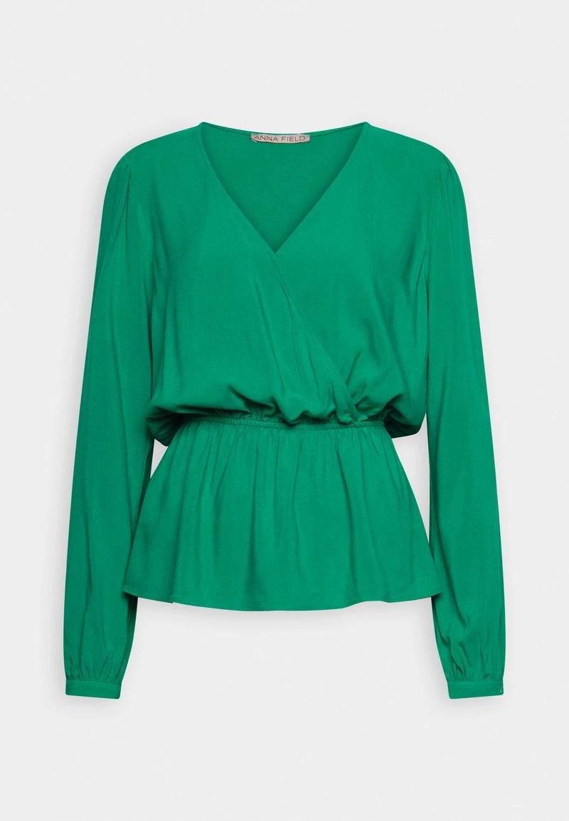 Anna Field PEPLUM - Bluse - Green 4 Anna Field PEPLUM - Bluse - Green – Bild 4