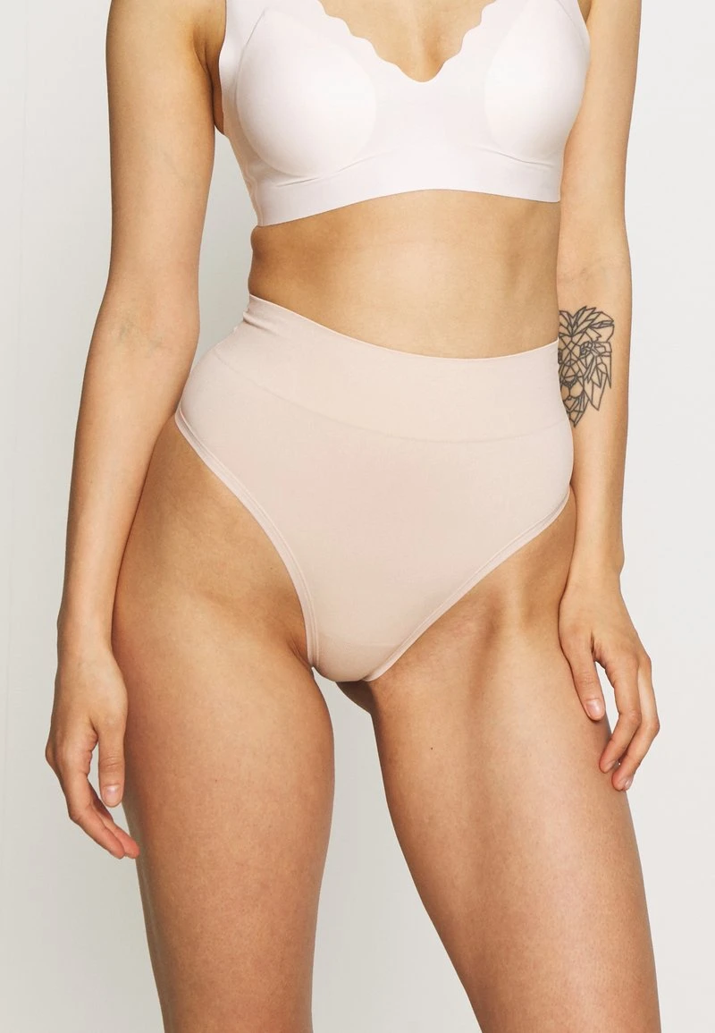 Anna Field 2PP HIGH WAIST THONG - String - Beige 2 Anna Field 2PP HIGH WAIST THONG - String - Beige – Bild 2