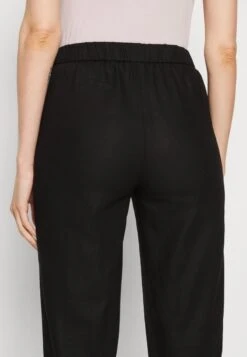 Anna Field LINEN MIX - Stoffhose - Black 11 Anna Field LINEN MIX - Stoffhose - Black -Anna Field Günstiges Geschäft 634601ece1fe4e9d894223b98f86e8cd