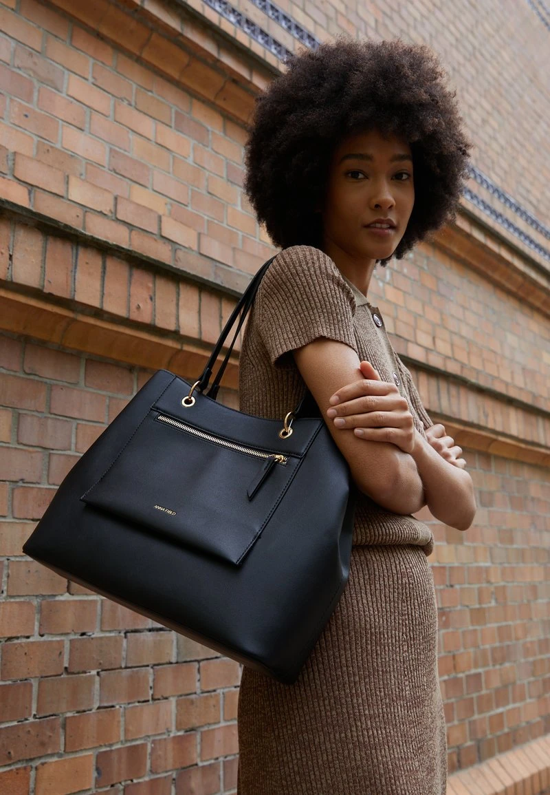 Anna Field Shopping Bag - Black 1 Anna Field Shopping Bag - Black