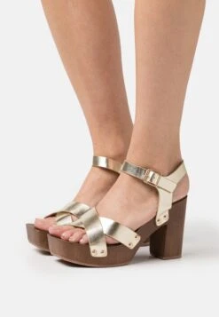 Anna Field Clogs - Gold