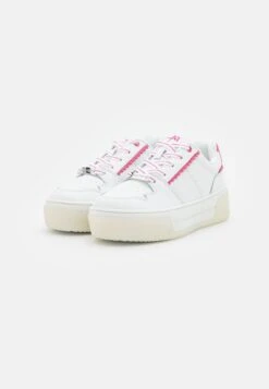Anna Field LEATHER - Sneaker Low - White/pink -Anna Field Günstiges Geschäft 8a3972e847e64a90b0e467c2c052fd5d