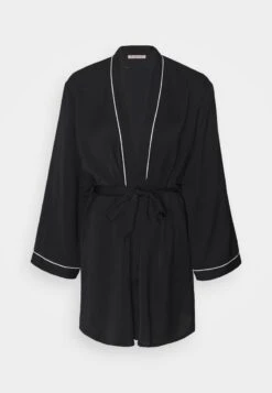 Anna Field AMANDA SATIN DRESSING GOWN - Bademantel - Black -Anna Field Günstiges Geschäft 8d83c445099f4342aabc07d1ce2caede