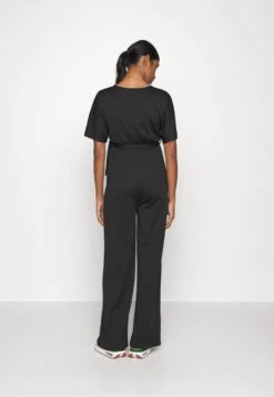 SHORT SLEEVE WRAP JUMPSUIT - Jumpsuit - Black -Anna Field Günstiges Geschäft 916c9e2f7b054f20aa7ff4ca0c540e4f