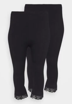 2 PACK - Leggings - Hosen - Black/dark Blue -Anna Field Günstiges Geschäft 9bb06963dc3b4b26a184bc07a6fa8abe