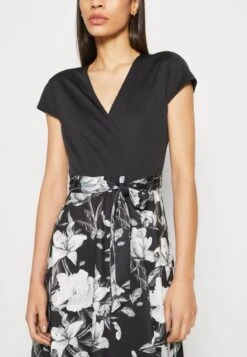 Anna Field Jerseykleid - Black/grey/white -Anna Field Günstiges Geschäft 9e3d7045640742e7aac9deb27f57ac0b