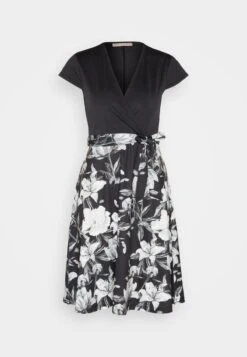 Anna Field Jerseykleid - Black/grey/white -Anna Field Günstiges Geschäft a37380efde334a7e86e554c8cedbeb39