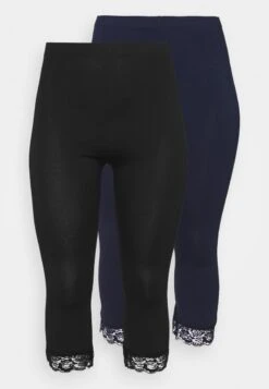 2 PACK - Leggings - Hosen - Black/dark Blue -Anna Field Günstiges Geschäft a3ae61bd7b83442d91af6ba5e310d344 1