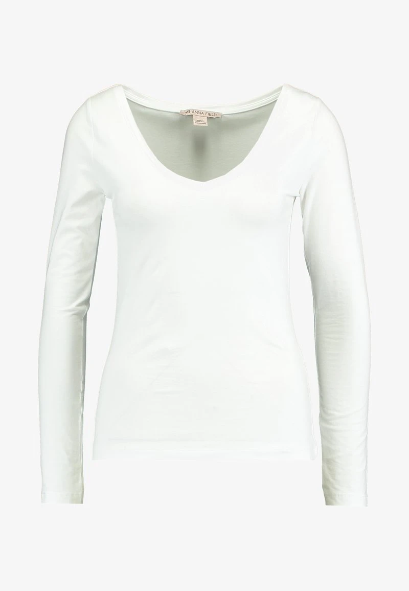 Anna Field BASIC - Langarmshirt - White 5 Anna Field BASIC - Langarmshirt - White – Bild 5