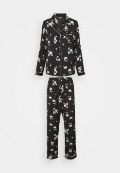Anna Field SET - Pyjama - Black/offwhite -Anna Field Günstiges Geschäft ce45f845024a4bf0905e3db5c428bd2b