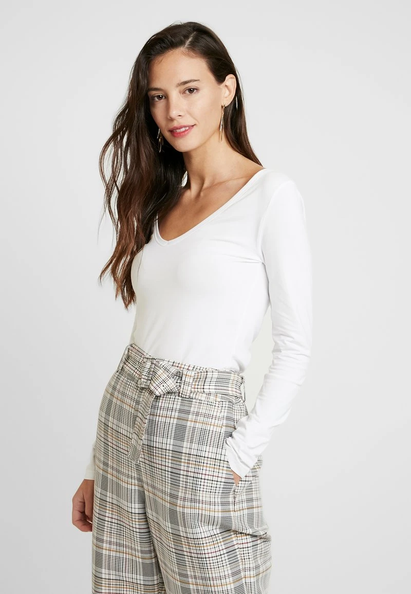 Anna Field BASIC - Langarmshirt - White 1 Anna Field BASIC - Langarmshirt - White