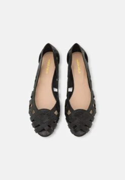 Anna Field LEATHER - Peeptoe Ballerina - Black -Anna Field Günstiges Geschäft f21e6140d2db44888c0ce45862efd021