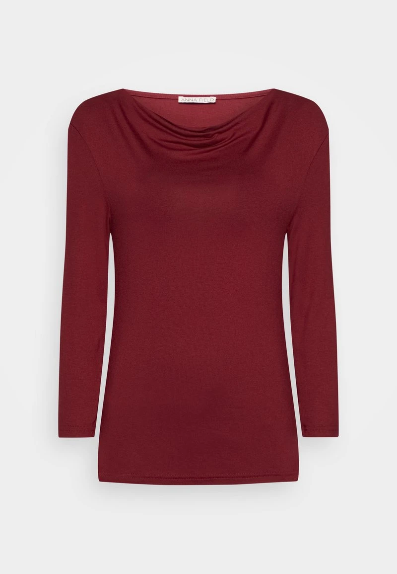 Anna Field Langarmshirt - Dark Red 1 Anna Field Langarmshirt - Dark Red